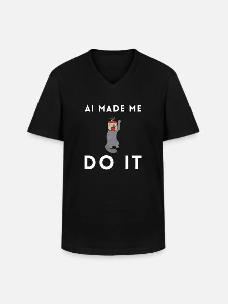 Artificial Intelligence Ai Chat - Men's V-Neck T-Shirt - black