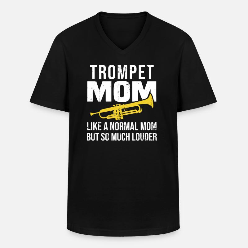 Mama täuscht - Männer-T-Shirt mit V-Ausschnitt - Schwarz