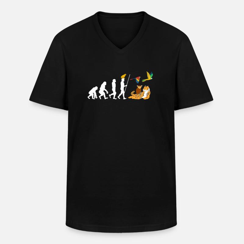 Save The Rainforest - Männer-T-Shirt mit V-Ausschnitt - Schwarz
