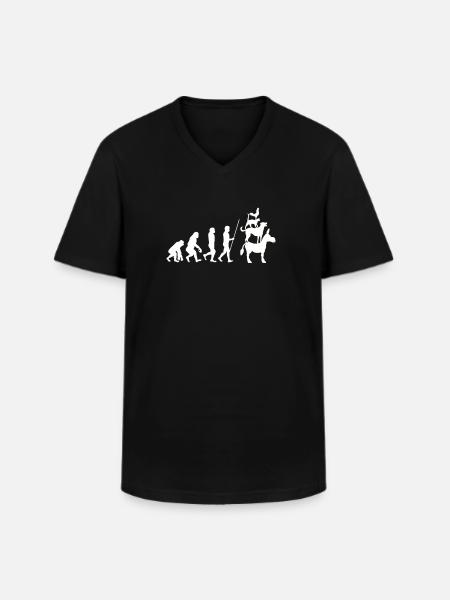 Bremen Town Musicians - Men's V-Neck T-Shirt - black