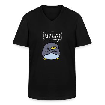 Aunt Niece Matching - Im sassy like my aunt - Männer-T-Shirt mit V-Ausschnitt - Schwarz - Vorne - AI Model Male 178 dark (178cm)