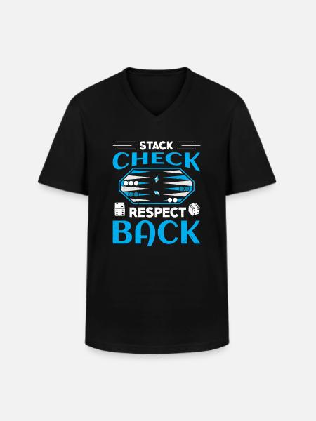Backgammon Spiel - Männer-T-Shirt mit V-Ausschnitt - Schwarz