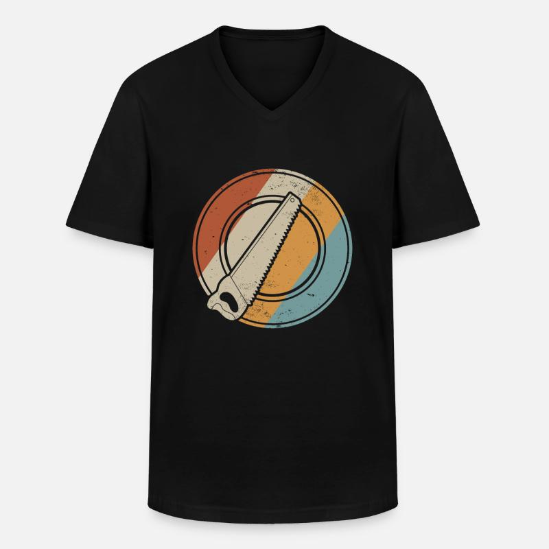 Roofer gift master roofer - Men's V-Neck T-Shirt - black