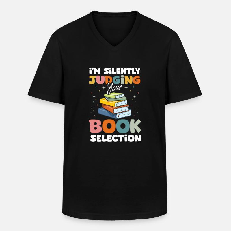 Library Assistant Library Assistant - Men's V-Neck T-Shirt - black