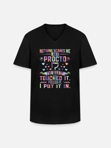Endoscopy Proctologist Endo - Men's V-Neck T-Shirt - black