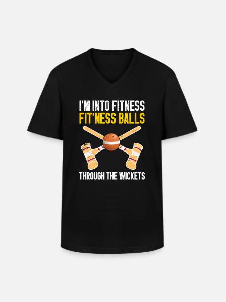 Croquet - Männer-T-Shirt mit V-Ausschnitt - Schwarz