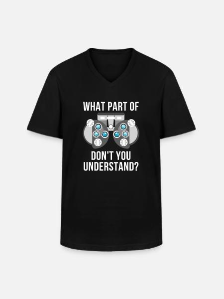Optometry Optometrist ophthalmologist - Men's V-Neck T-Shirt - black
