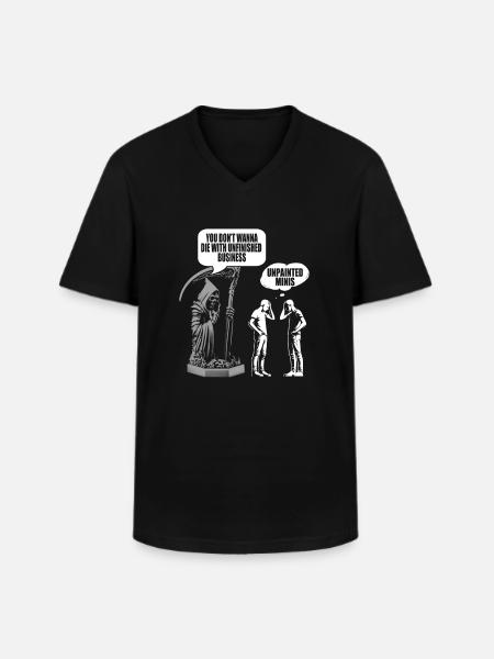 Tabletop Wargaming Miniatures Painter - Men's V-Neck T-Shirt - black