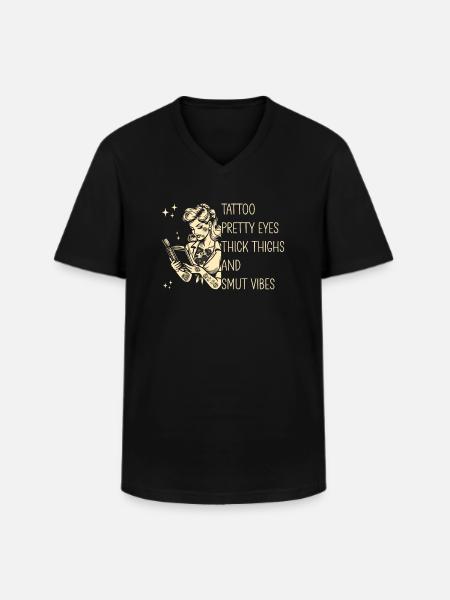 Dark Romance Smut Reader - Men's V-Neck T-Shirt - black