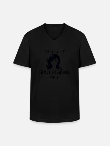 Dark Romance Smut Reader - Men's V-Neck T-Shirt - black
