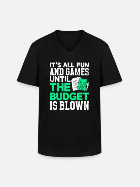 Estimateur - T-shirt col V Homme - noir