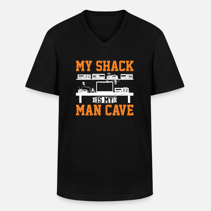 Ham Radio Operator - Männer-T-Shirt mit V-Ausschnitt - Schwarz