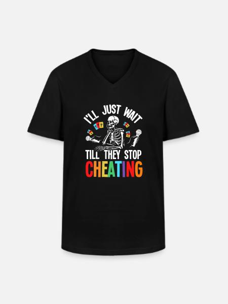 Trivia Night Host - Männer-T-Shirt mit V-Ausschnitt - Schwarz