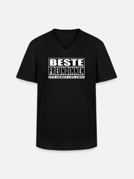Geschenkidee Freundin schwester - Männer-T-Shirt mit V-Ausschnitt - Schwarz