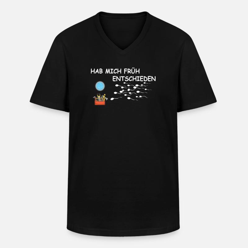 Heimwerker Geschenkidee Handwerker - Männer-T-Shirt mit V-Ausschnitt - Schwarz