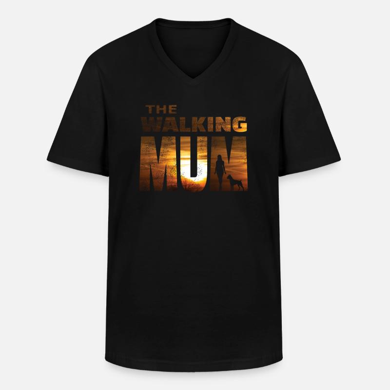 Hund Boxer Hundebesitzer Geschenkidee - Männer-T-Shirt mit V-Ausschnitt - Schwarz