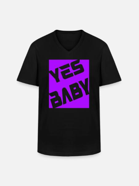 chéri - T-shirt col V Homme - noir