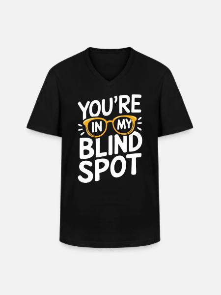 Blinde Blindheit Sehbehinderte Menschen - Männer-T-Shirt mit V-Ausschnitt - Schwarz