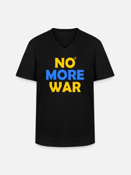 No more war - Men's V-Neck T-Shirt - black
