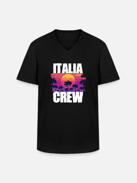 Holidays in Italy - Men's V-Neck T-Shirt - black