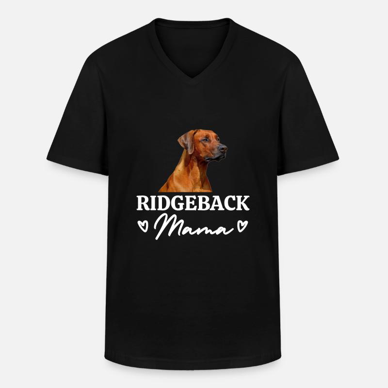 Rhodesian Ridgeback Mama - Men's V-Neck T-Shirt - black