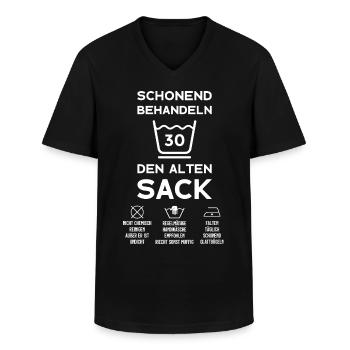 30. GEBURTSTAG MANN JAHRGANG 1993 30 JAHRE - Männer-T-Shirt mit V-Ausschnitt - Schwarz - Vorne - AI Model Male 178 dark (178cm)