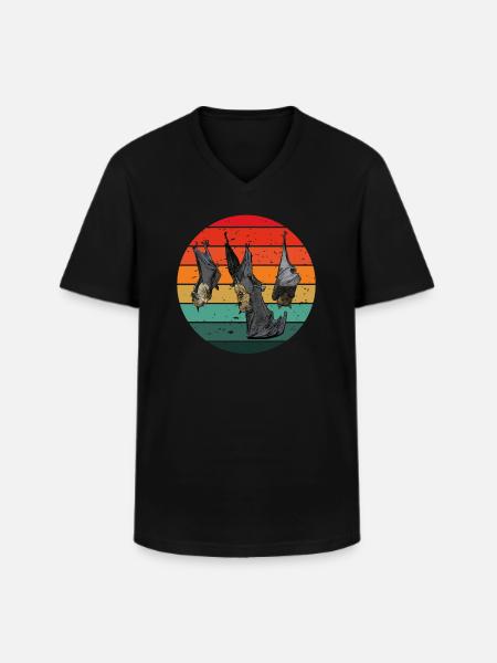 Funny Bird Watcher Birding Watching - Men's V-Neck T-Shirt - black