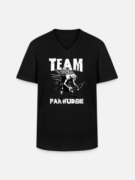 Pukwudgie Cryptid Folklore Myths - Men's V-Neck T-Shirt - black