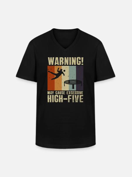 Spike Ball Spikeball Roundnet - Men's V-Neck T-Shirt - black