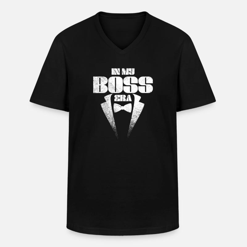 Bossy Supervisor Sarcasm Office - Men's V-Neck T-Shirt - black