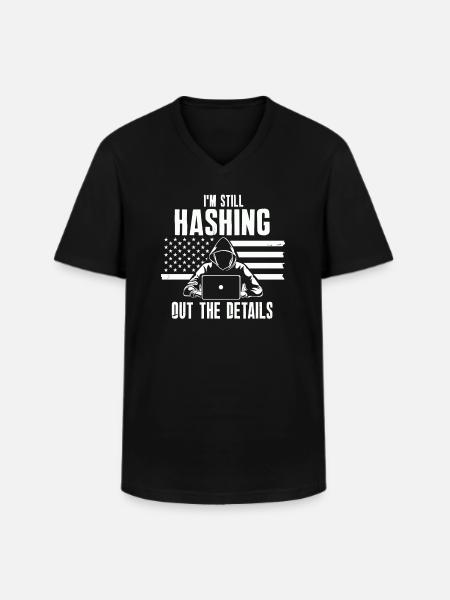 Ethical Hacker Cybersecurity Expertise - Men's V-Neck T-Shirt - black
