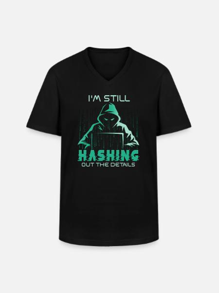 Ethical Hacker Cybersecurity Expertise - Men's V-Neck T-Shirt - black