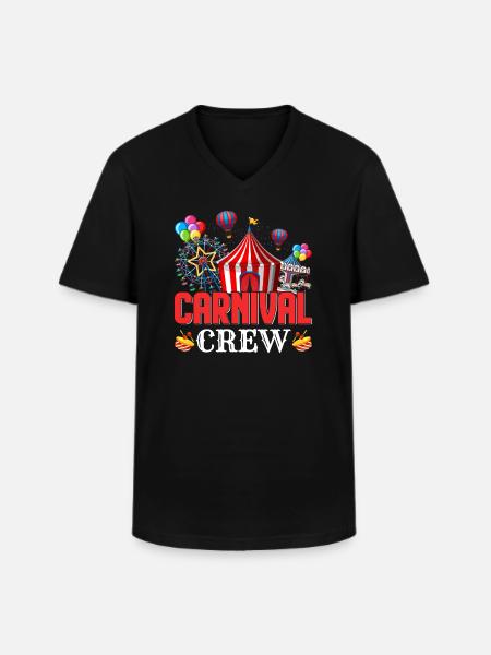 Carnival Circus - Men's V-Neck T-Shirt - black