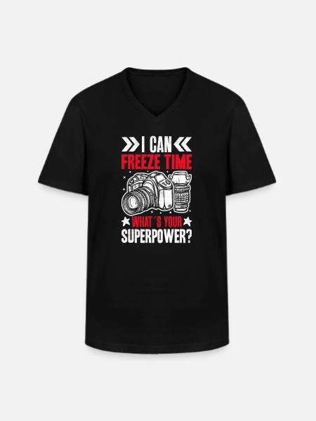 Ich Bin Fotograf - Männer-T-Shirt mit V-Ausschnitt - Schwarz