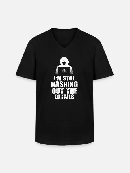 Ethical Hacker Cybersecurity Expertise - Men's V-Neck T-Shirt - black