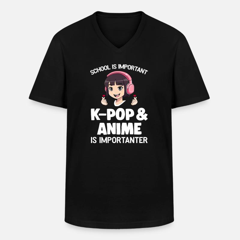 K-Pop-K-Pop-Merch K-Pop-Waren Geschenk - Männer-T-Shirt mit V-Ausschnitt - Schwarz