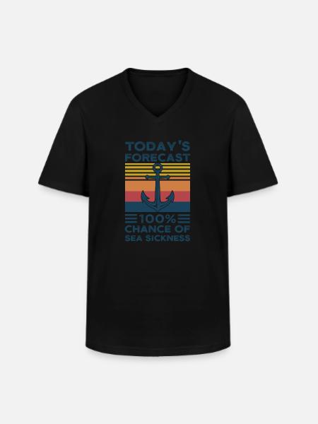 Captain Captains Boating Gift - Men's V-Neck T-Shirt - black