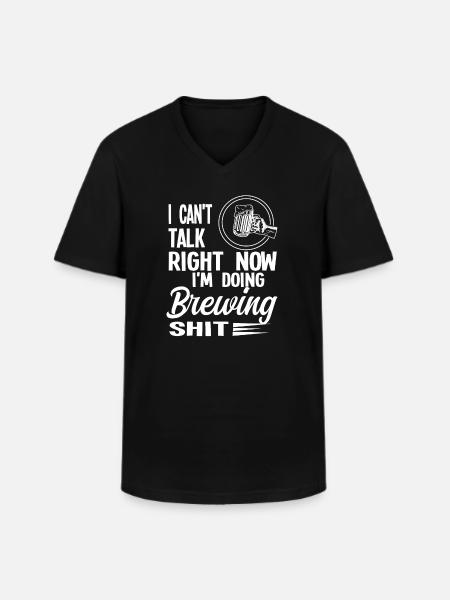 Brewery Beer Gift - Men's V-Neck T-Shirt - black