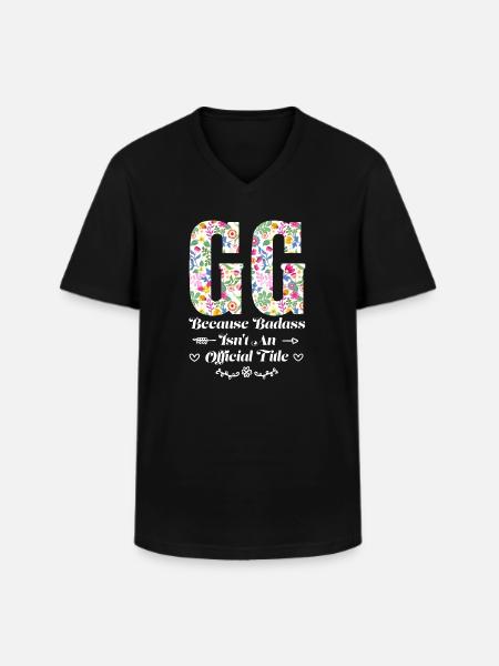 Großmutter GG Oma Geschenk - Männer-T-Shirt mit V-Ausschnitt - Schwarz