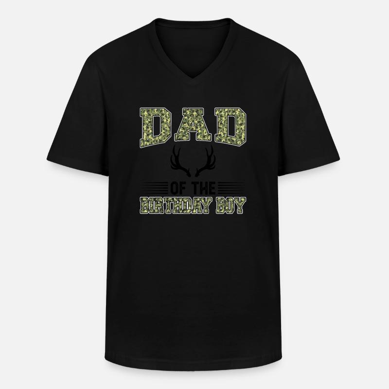 Jäger Jagd Jagd Geschenk - Männer-T-Shirt mit V-Ausschnitt - Schwarz