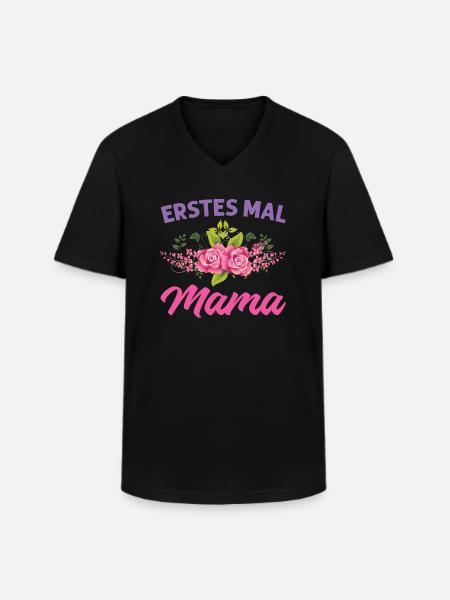 Mutter Mama Tochter Geschenk - Männer-T-Shirt mit V-Ausschnitt - Schwarz