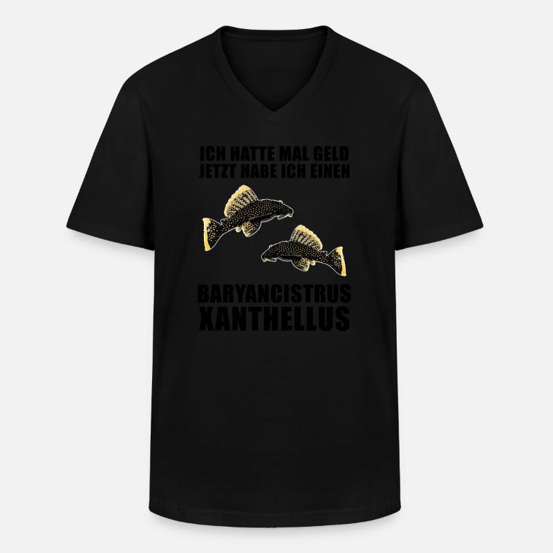 Fish Baryancistrus Xanthellus Fisher Geschenk - Männer-T-Shirt mit V-Ausschnitt - Schwarz