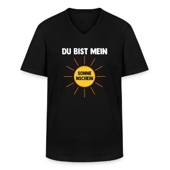 Familie Sonne Verwandte Geschenk - Männer-T-Shirt mit V-Ausschnitt - Schwarz - Vorne - AI Model Male 178 dark (178cm)