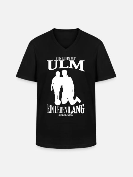 Ulm Fußball Tradition Geschenk - Männer-T-Shirt mit V-Ausschnitt - Schwarz
