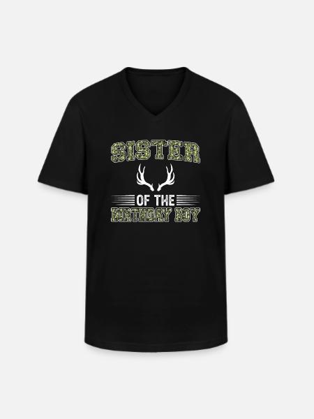 Jäger Jagd Jagd Geschenk - Männer-T-Shirt mit V-Ausschnitt - Schwarz