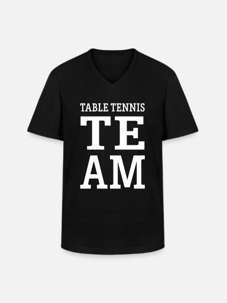 Table Tennis Team - Men's V-Neck T-Shirt - black