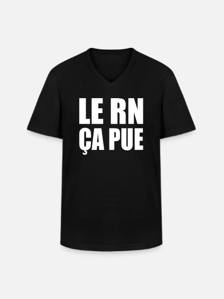 The RN stinks - Men's V-Neck T-Shirt - black