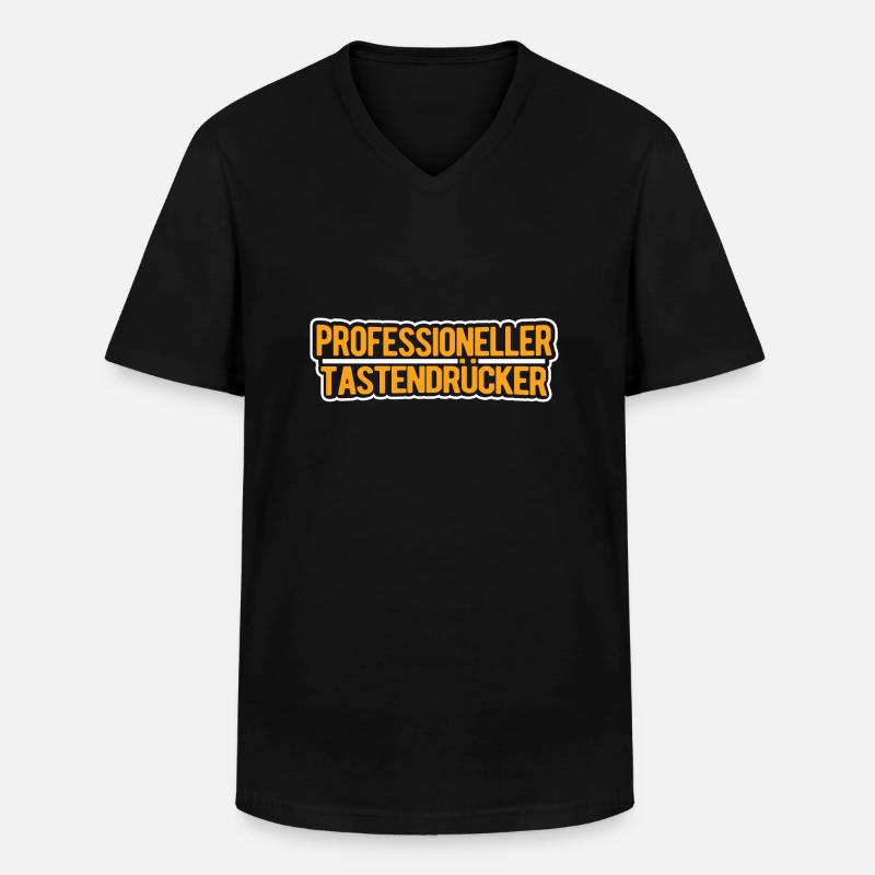 Informatik Informatiker Programmierer - Männer-T-Shirt mit V-Ausschnitt - Schwarz