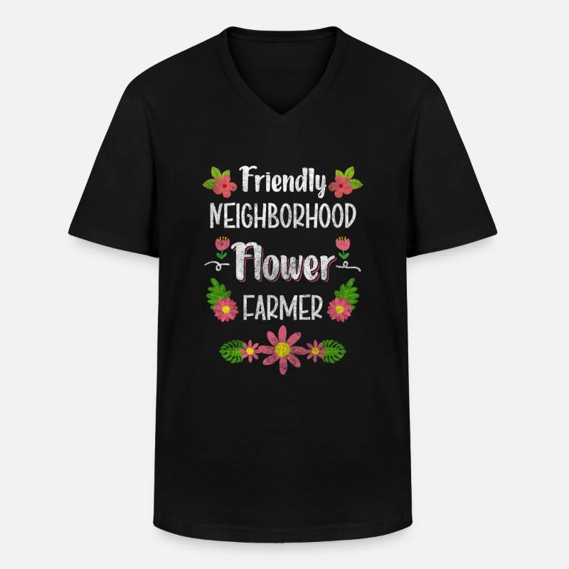 Nachbarn Humor Bier Mitbewohner - Männer-T-Shirt mit V-Ausschnitt - Schwarz