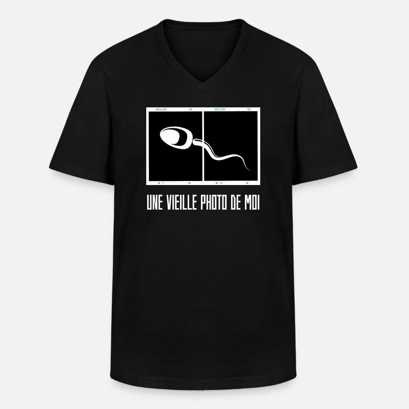Ein altes Bild von mir - Männer-T-Shirt mit V-Ausschnitt - Schwarz